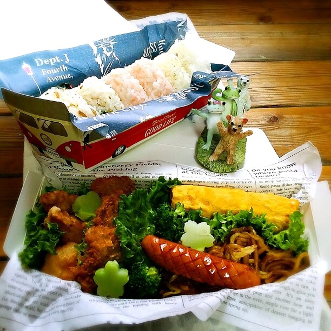 旦那さんの休日お弁当♪
