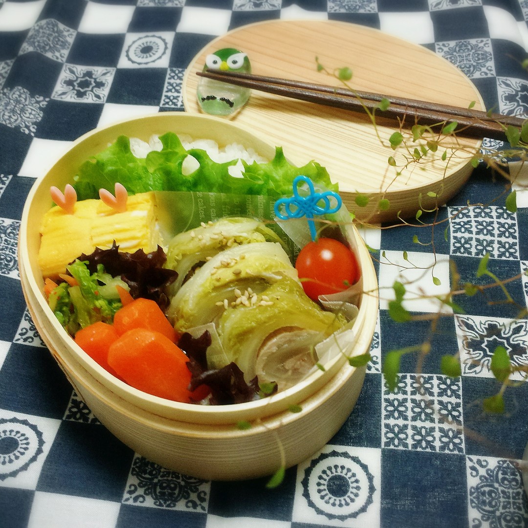ロール白菜弁当