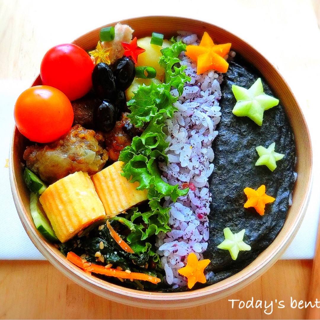 見上げてごらん夜の星を⭐️弁当
