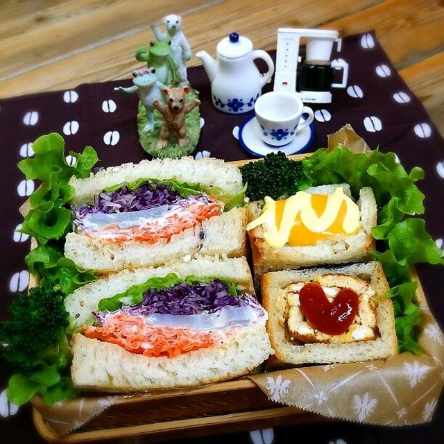 旦那さんの朝ごパン弁当♪