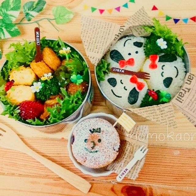 スヌーピー弁当♥ピクニック弁当♥