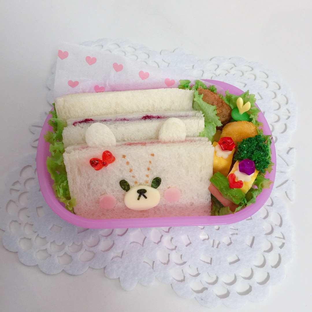 ジャッキーのジャムサンド弁当♡