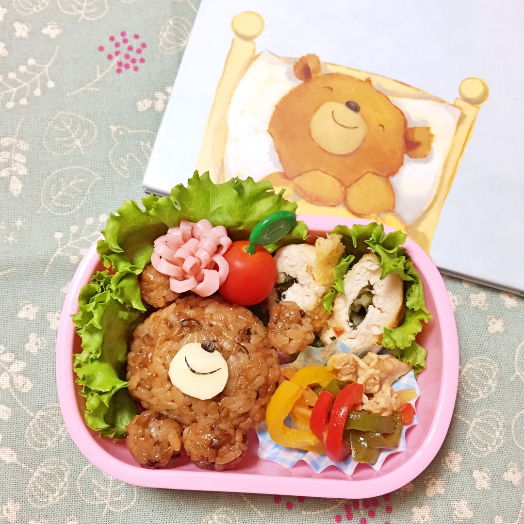 ⑅⃝おやすみくまちゃん弁当⑅⃝