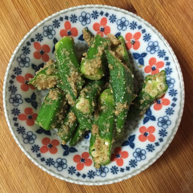 オクラの胡麻和え