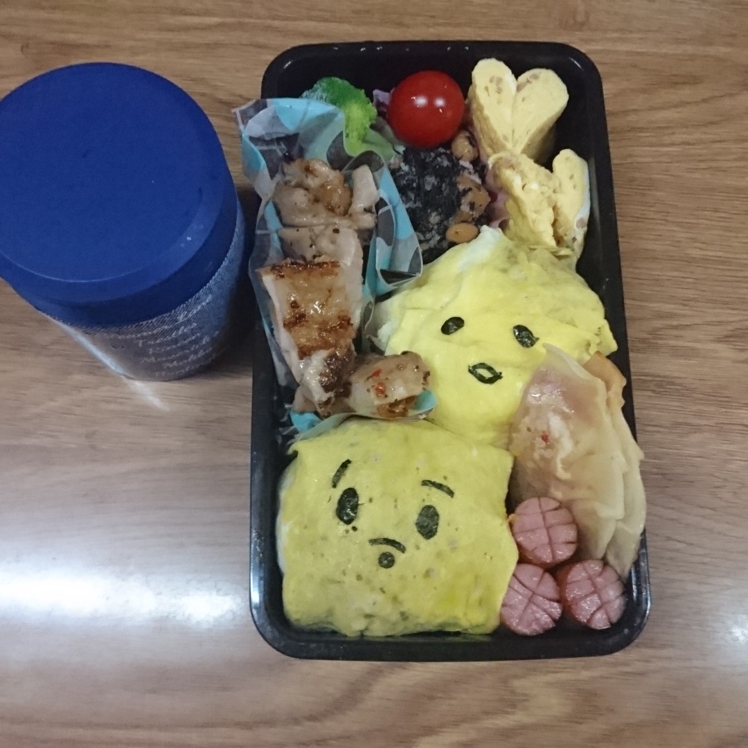 プーさん＆ぐでたま弁当