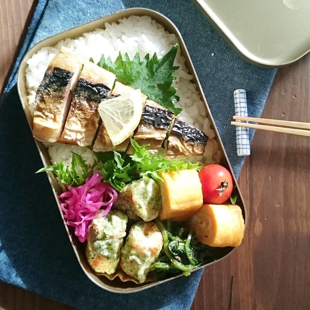 さばの塩焼き弁当♪♪