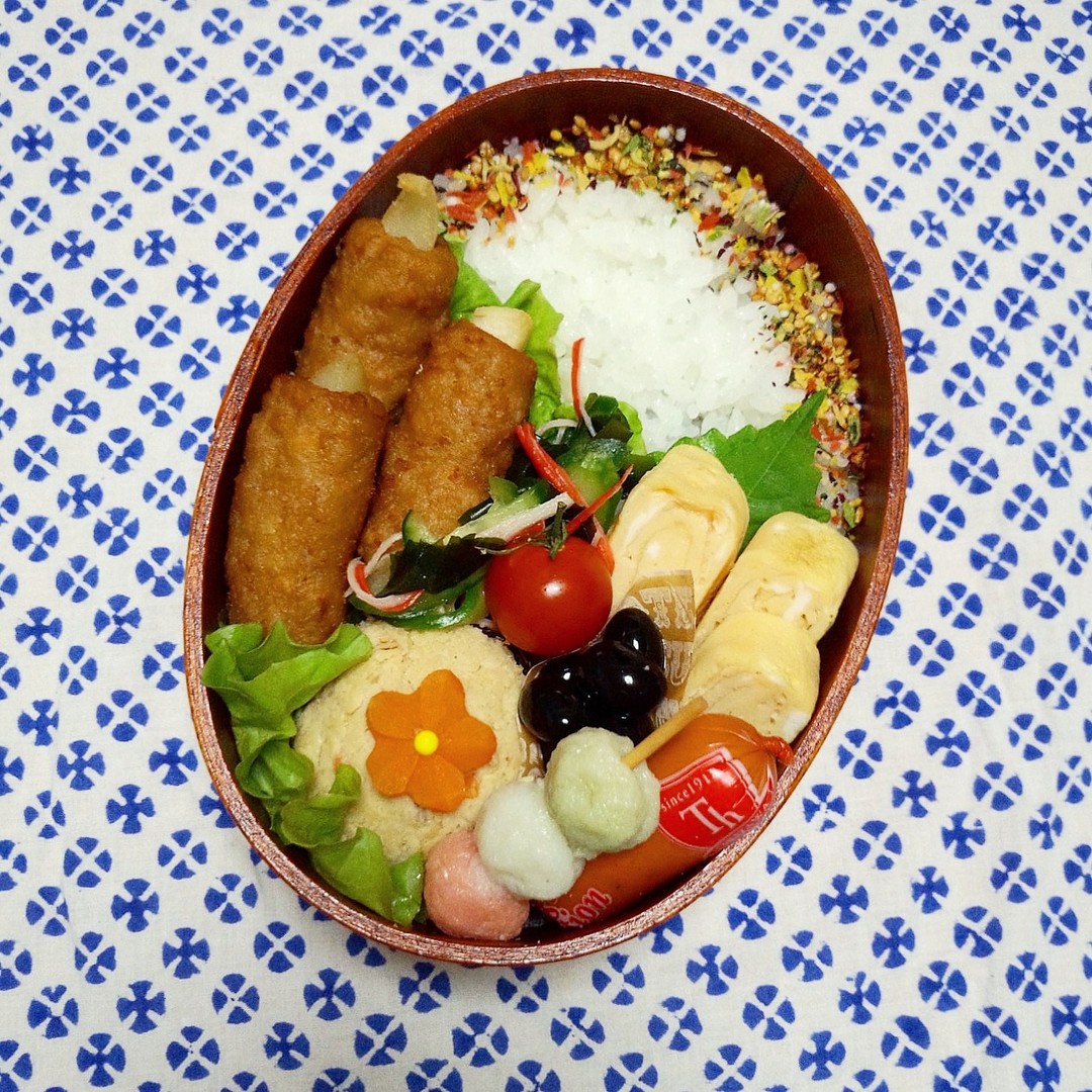 肉巻きポテト弁当