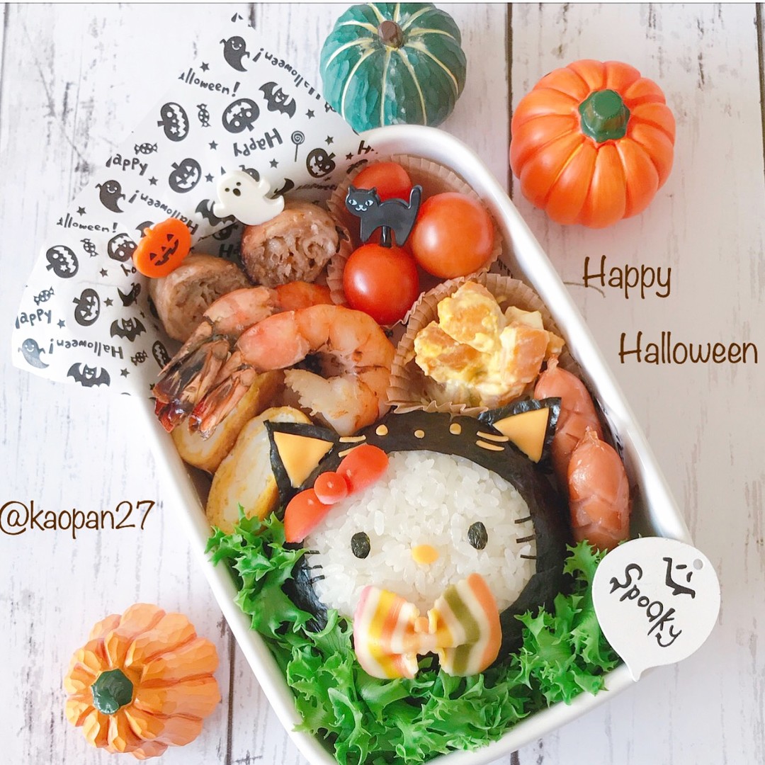 キティーちゃんハロウィンお弁当〜