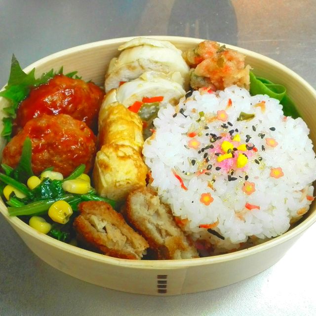 ハンバーグ❀弁当