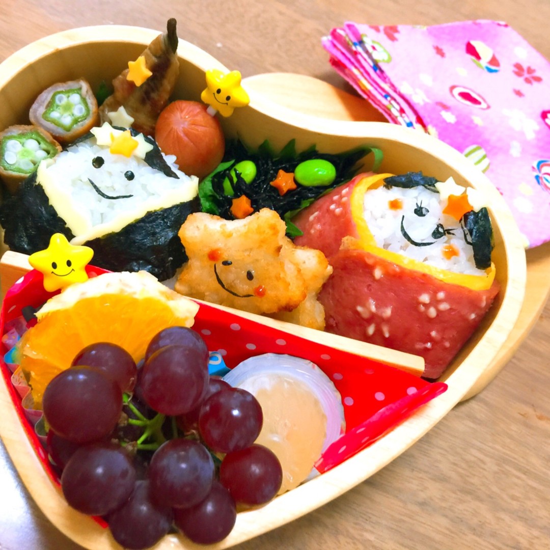 七夕弁当☆。.:＊・゜織姫彦星✩⃛ೄ