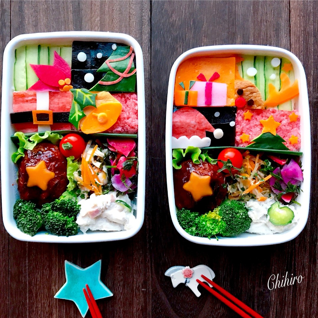 クリスマスモザイク弁当🎄🎅