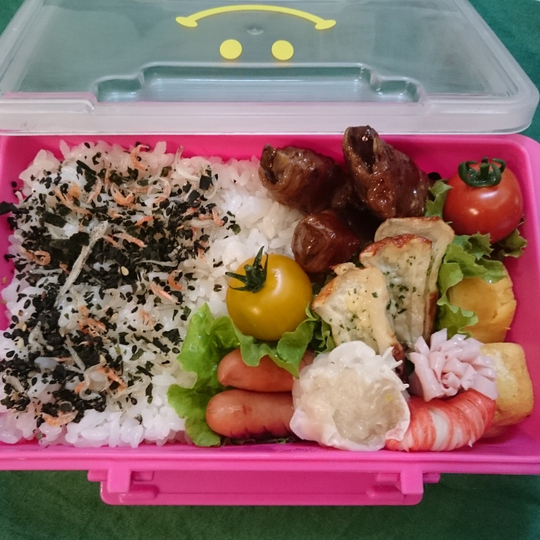 なすの肉巻き弁当