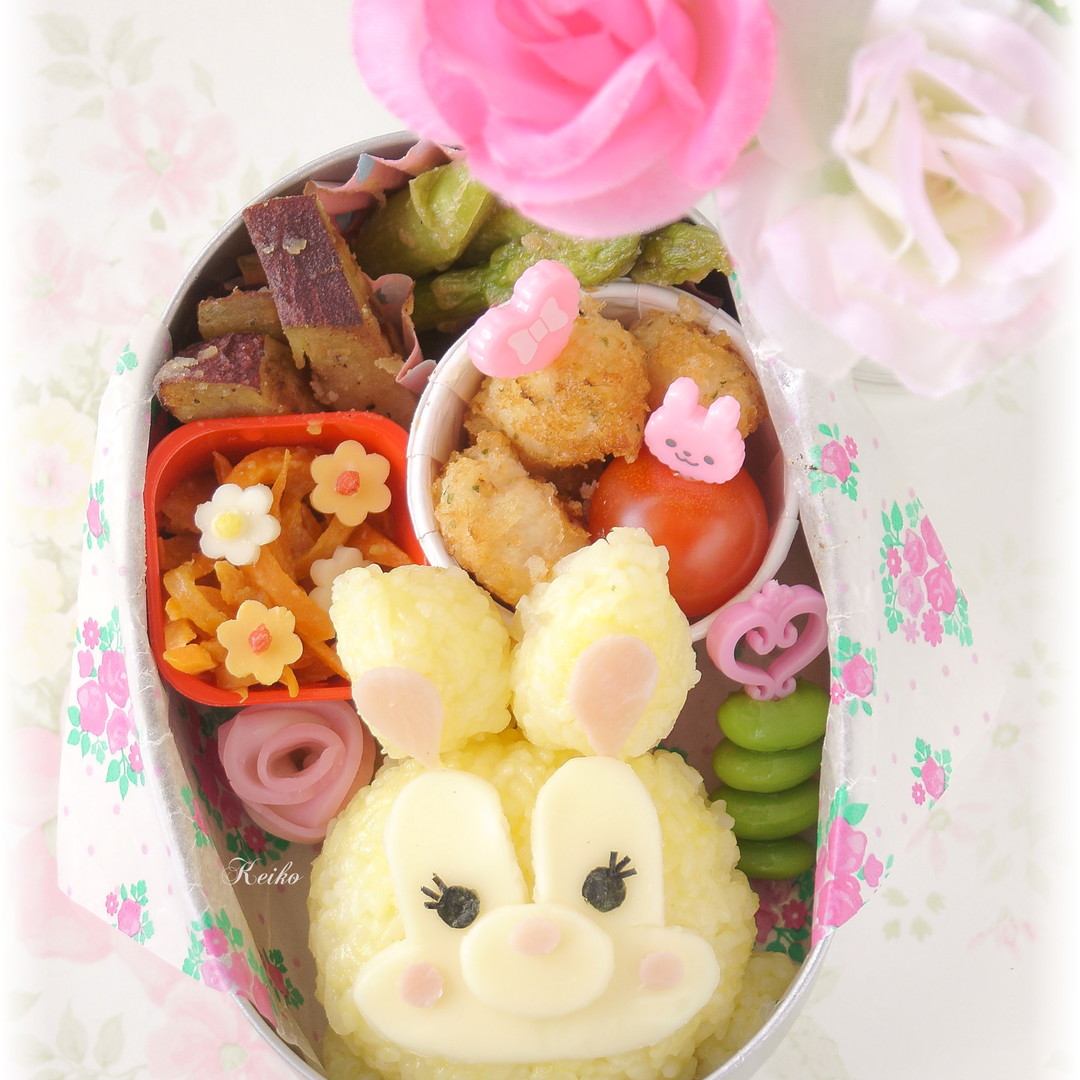 ミスバニーちゃんのツムツム弁当♡