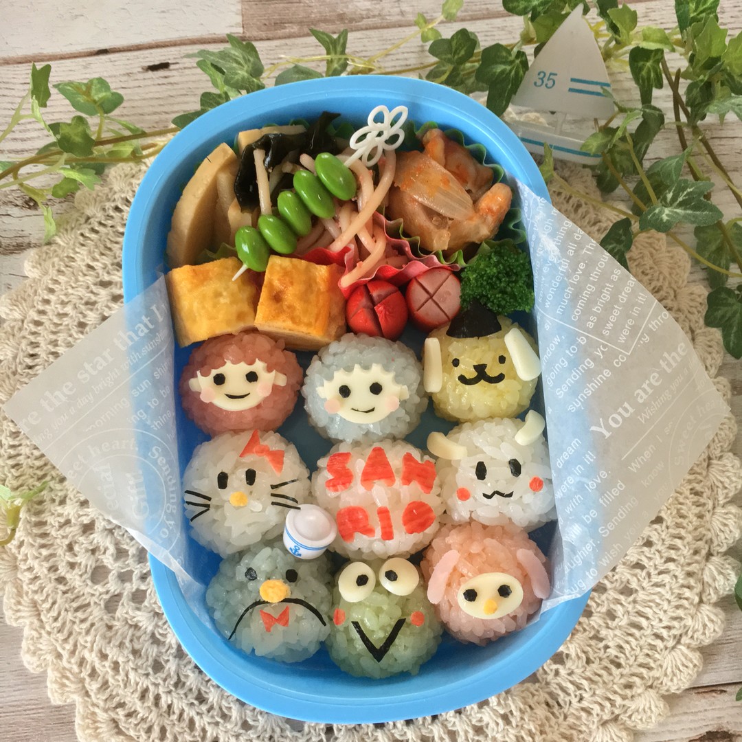 サンリオキャラ集合❤️弁当