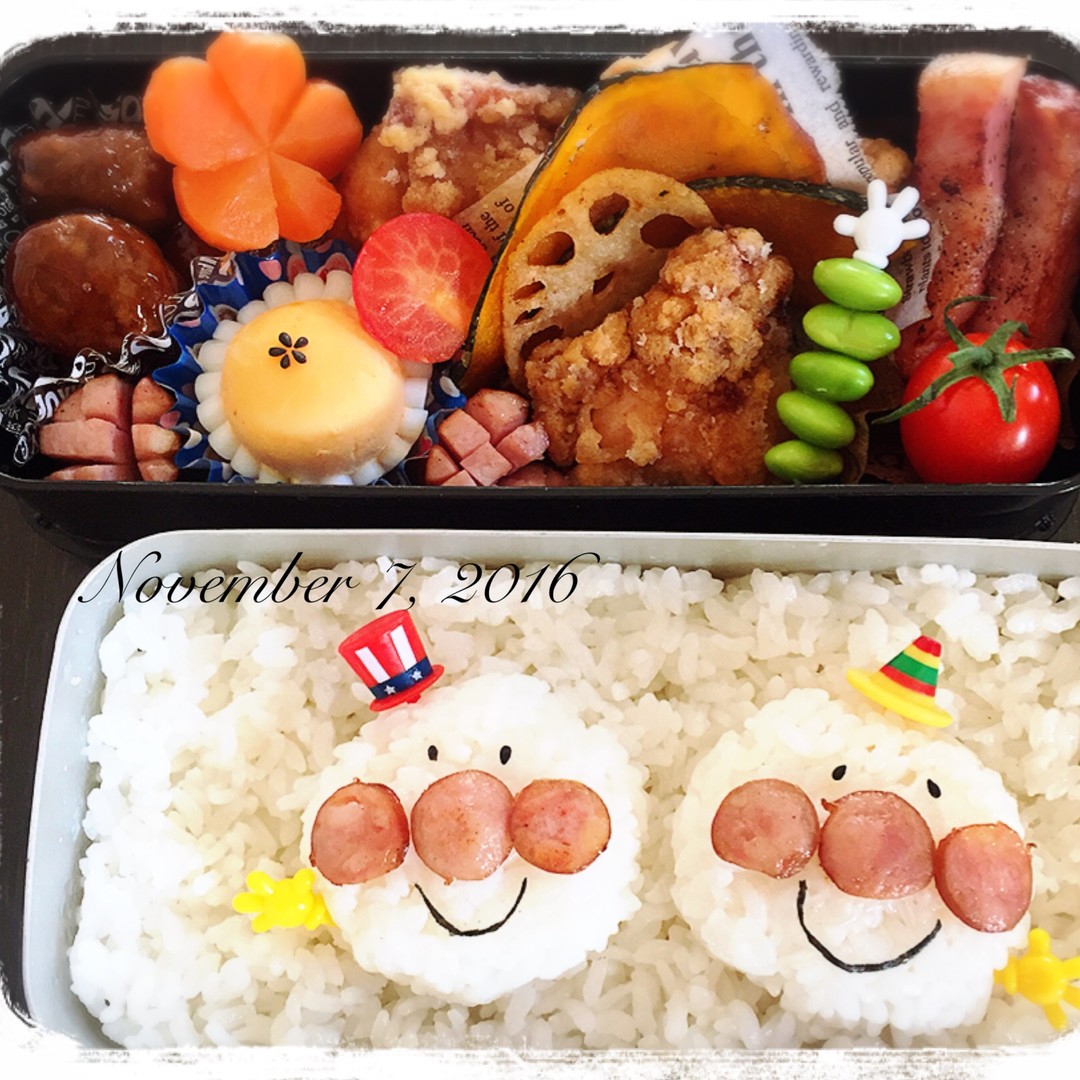 夜勤弁当♪アンパンマンから元気をもらってね♡