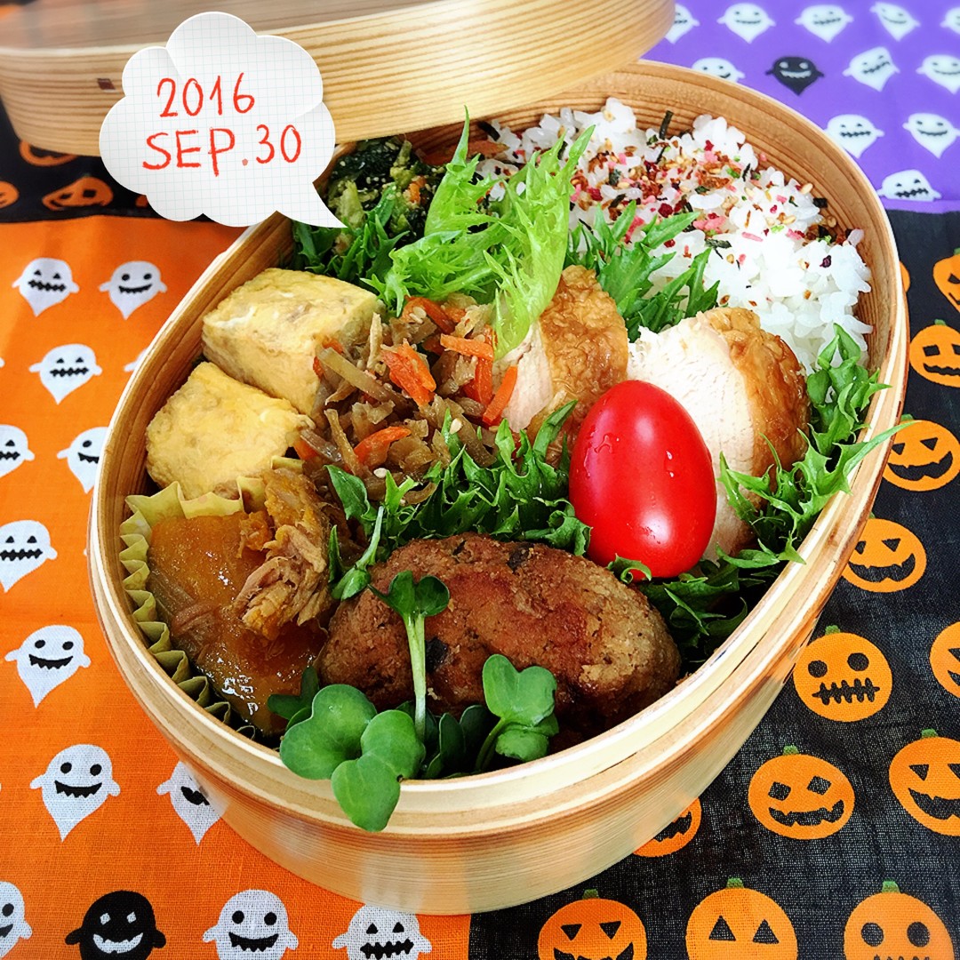 高1息子弁当🍱  今日ももりもりです😙