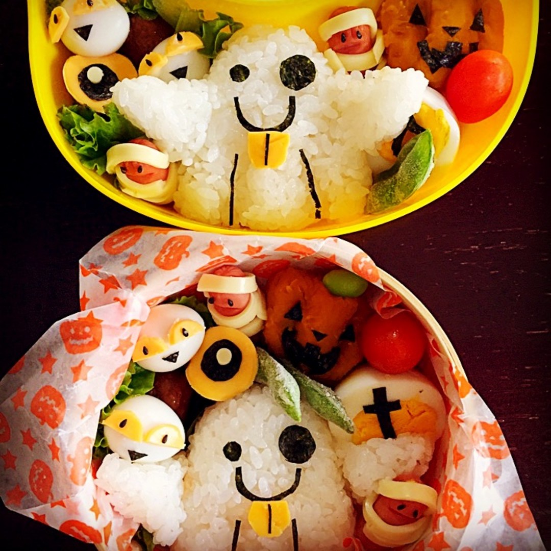 お菓子くれないとイタズラしちゃうぞ弁当