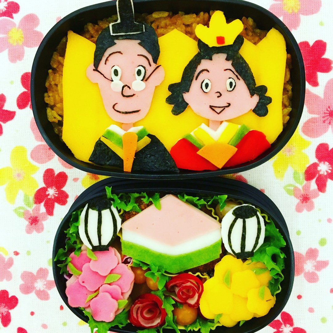 サザエさんひな祭り弁当