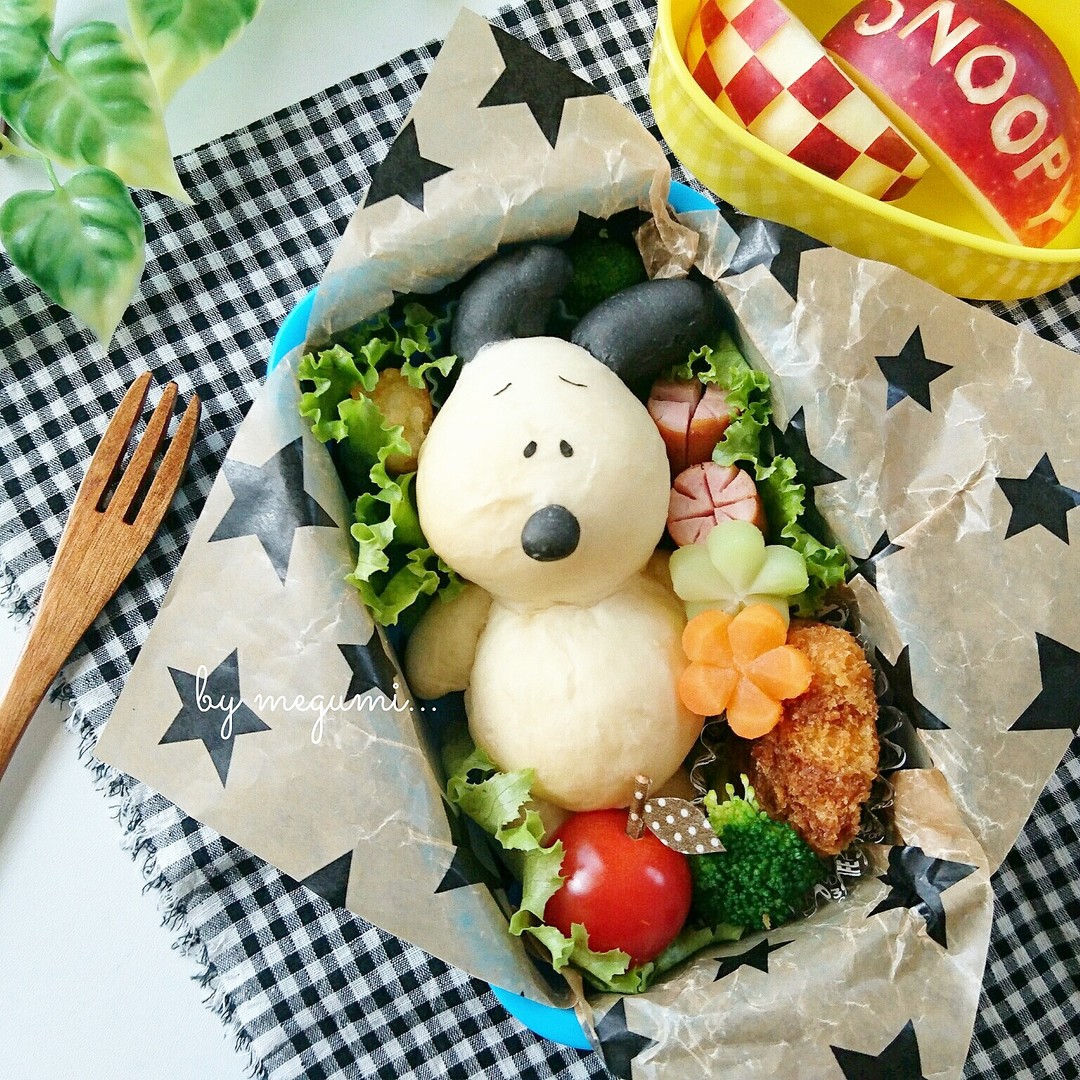 スヌーピー弁当〜♪