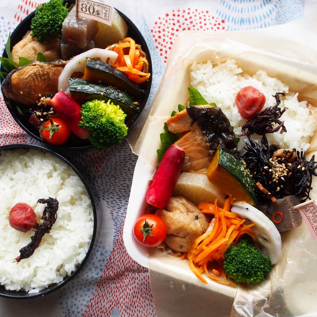 鮭の焼きびたし弁当！