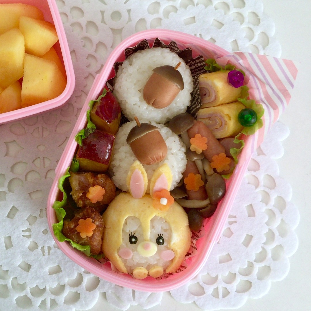 ミスバニーのどんぐりコロコロ秋弁当♡
