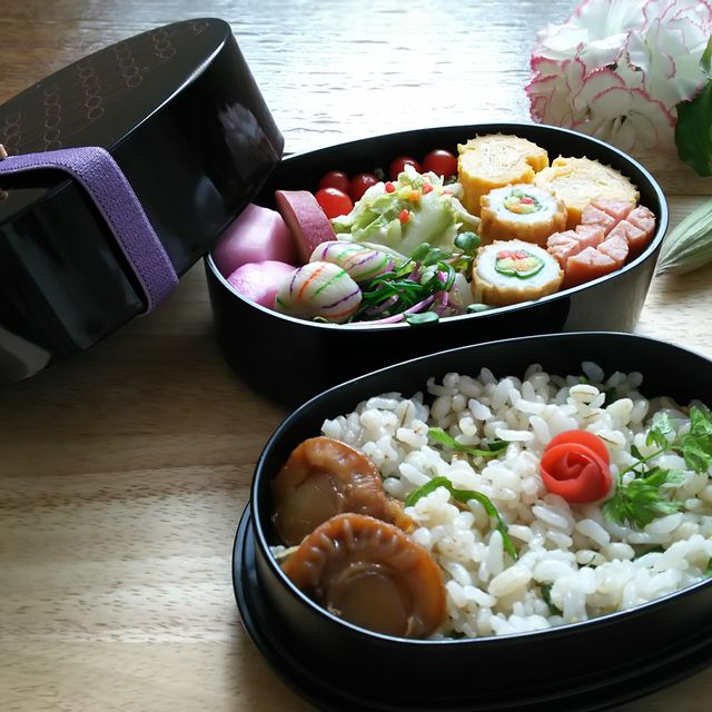 春キャベツシュウマイのお弁当