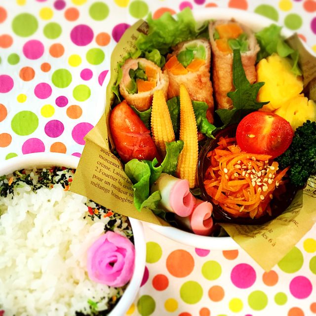 困ったときの肉巻き弁当