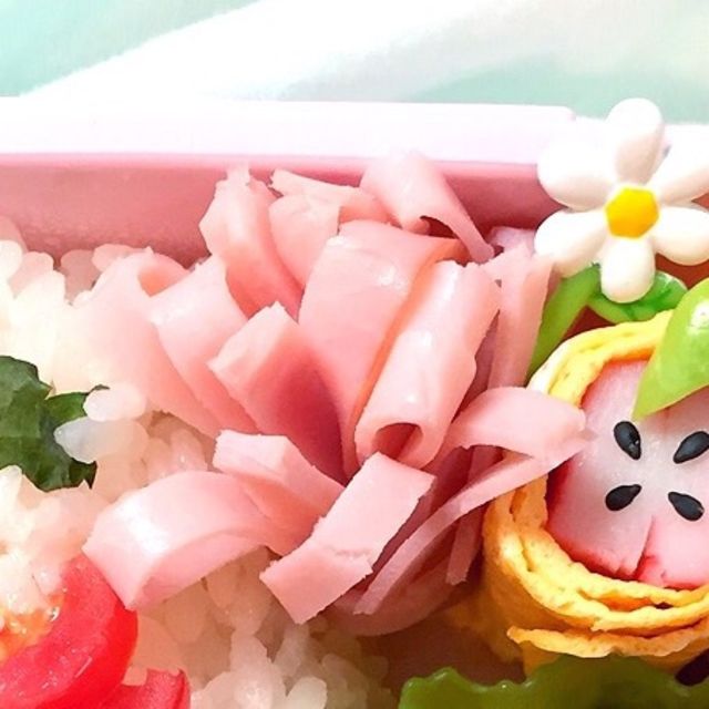 ハムのお花