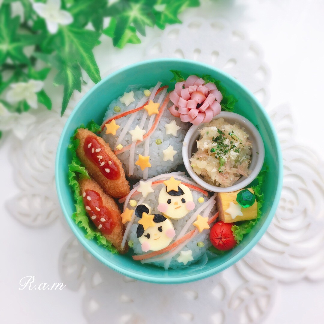 七夕🎋おにぎり🍙弁当