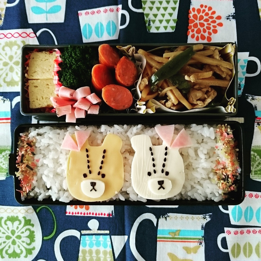 くまのがっこうルルロロ弁当