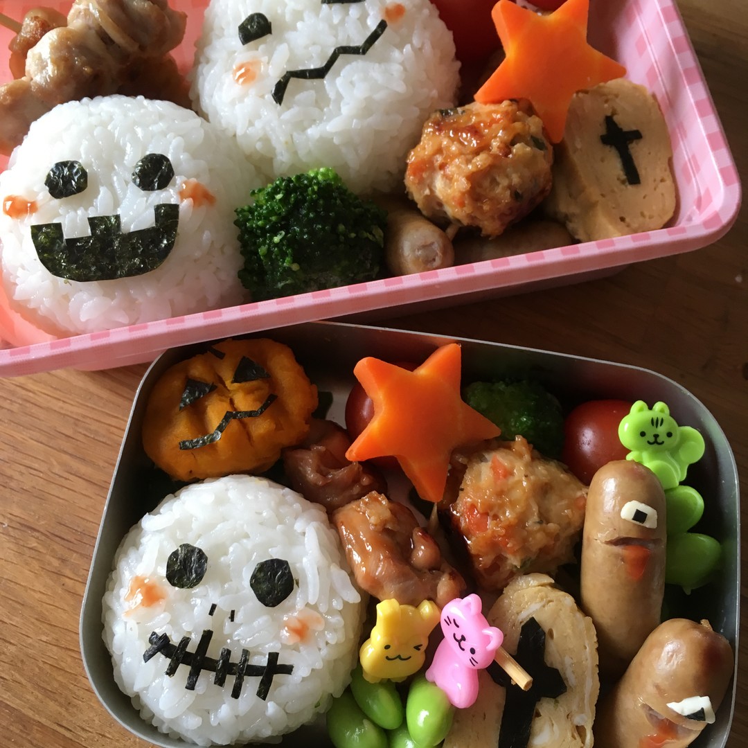 秋の遠足ハロウィン弁当