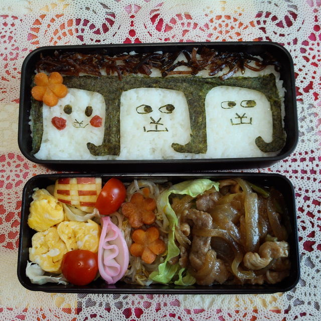 子どもは泣く？オカザえもん弁当