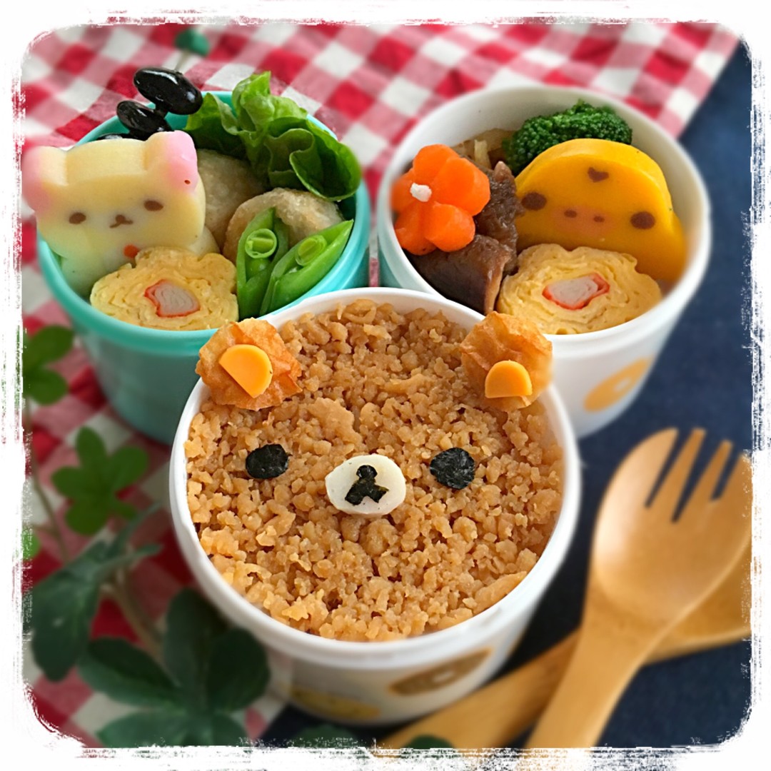 リラックマのそぼろ丼