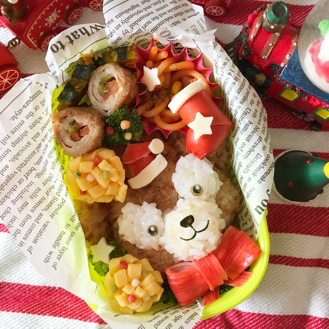 ダッフィーのクリスマス弁当