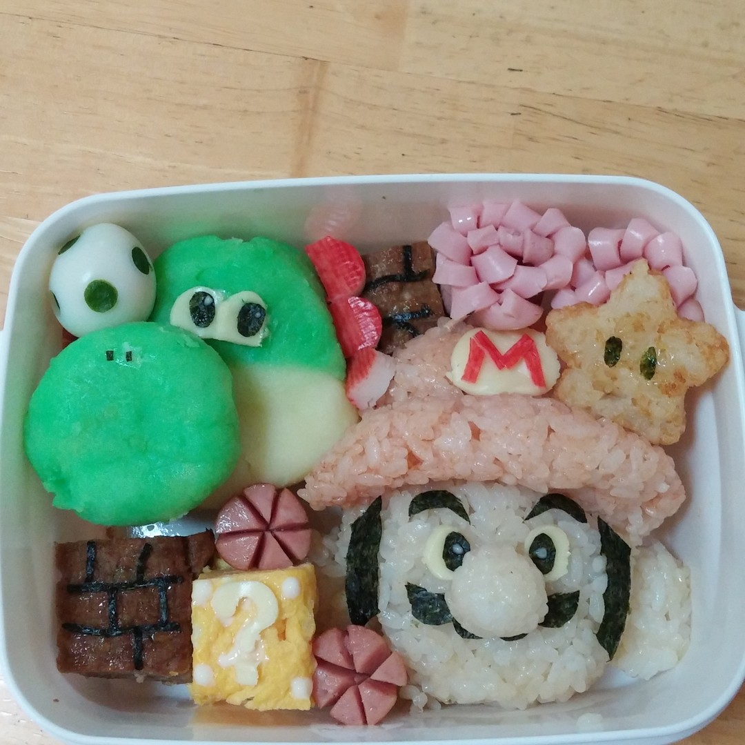 マリオ＆ヨッシー弁当
