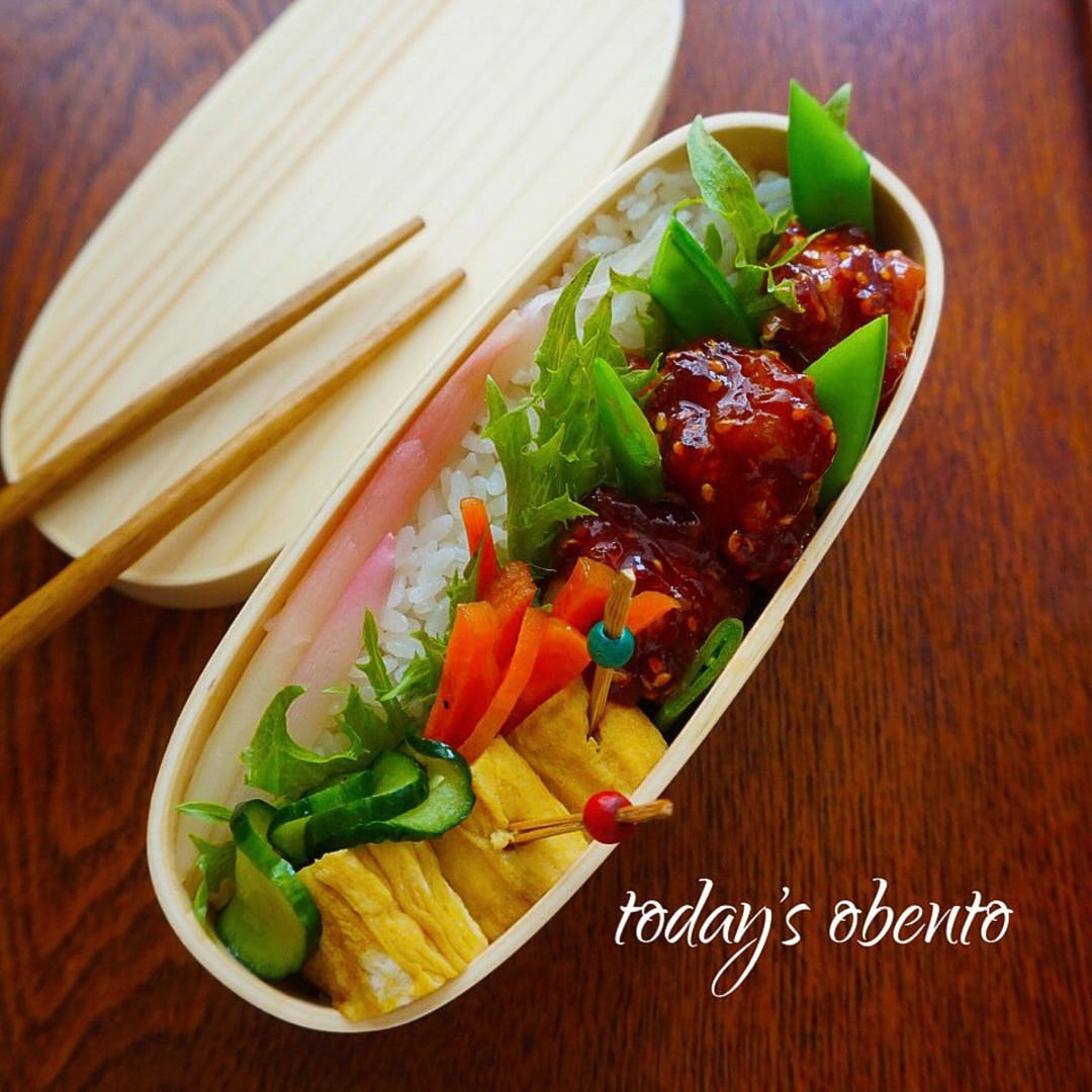 ヤンニョムチキンなお弁当🍱🍗