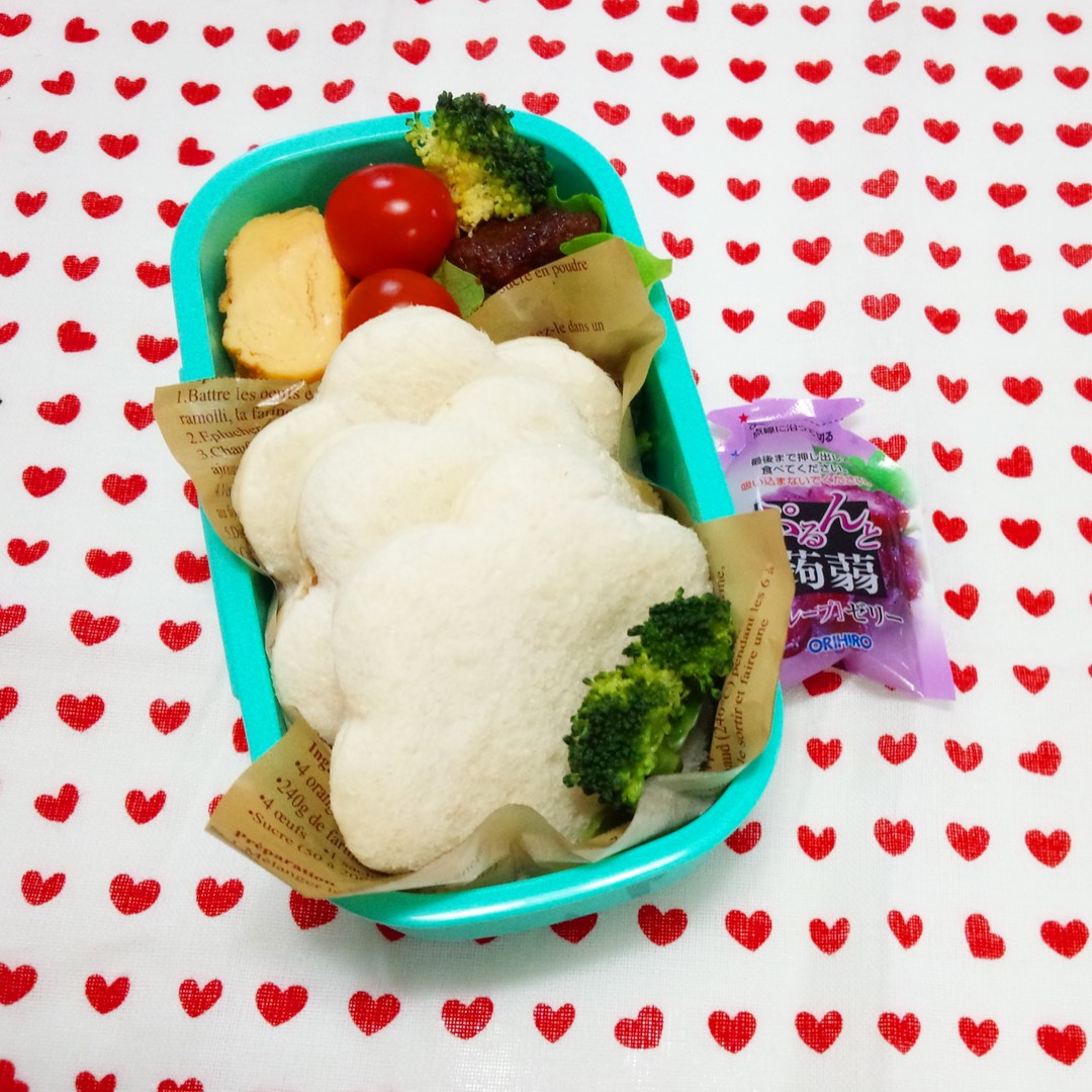 お花のランチパック風お弁当