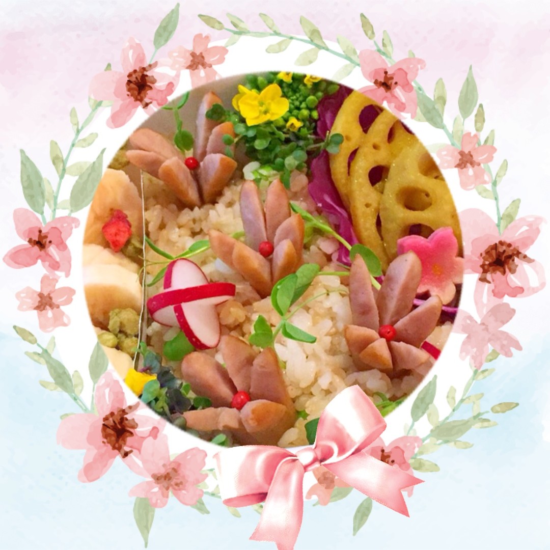 お花ウインナー