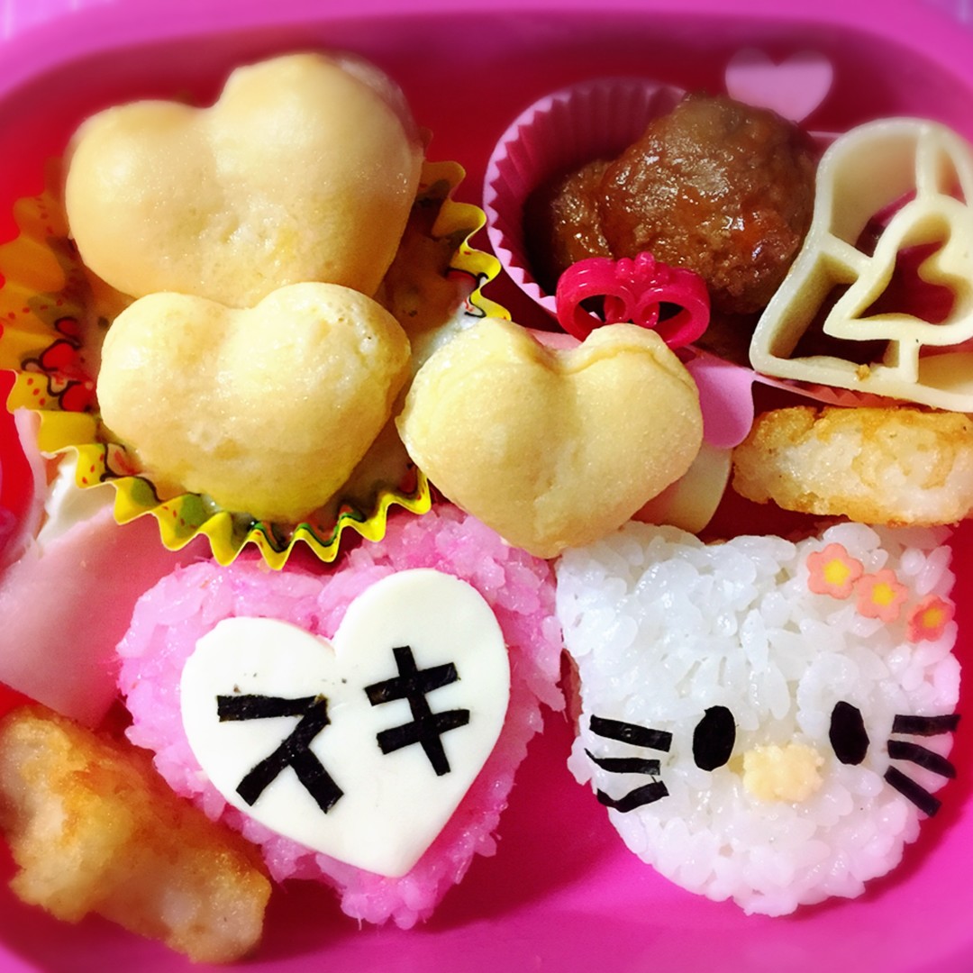 キティちゃんの告白弁当♥️