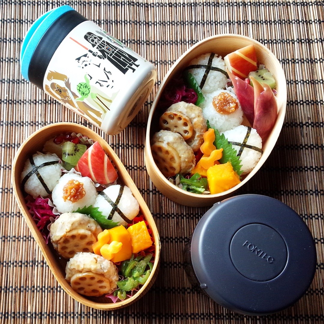 れんこんバーグ弁。