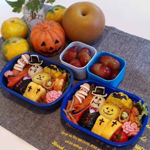 ドラキュラハロウィン弁当