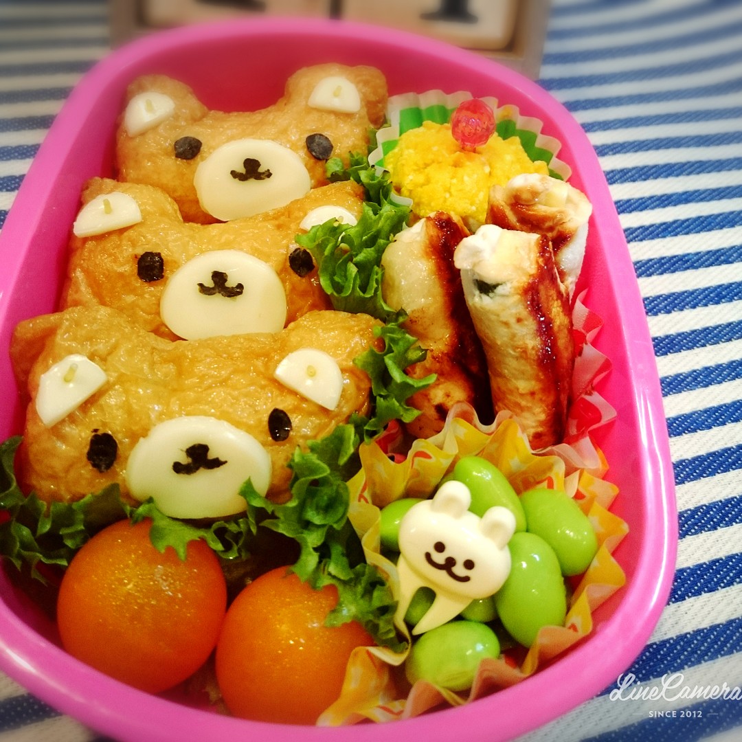くまちゃんおいなり弁当☆