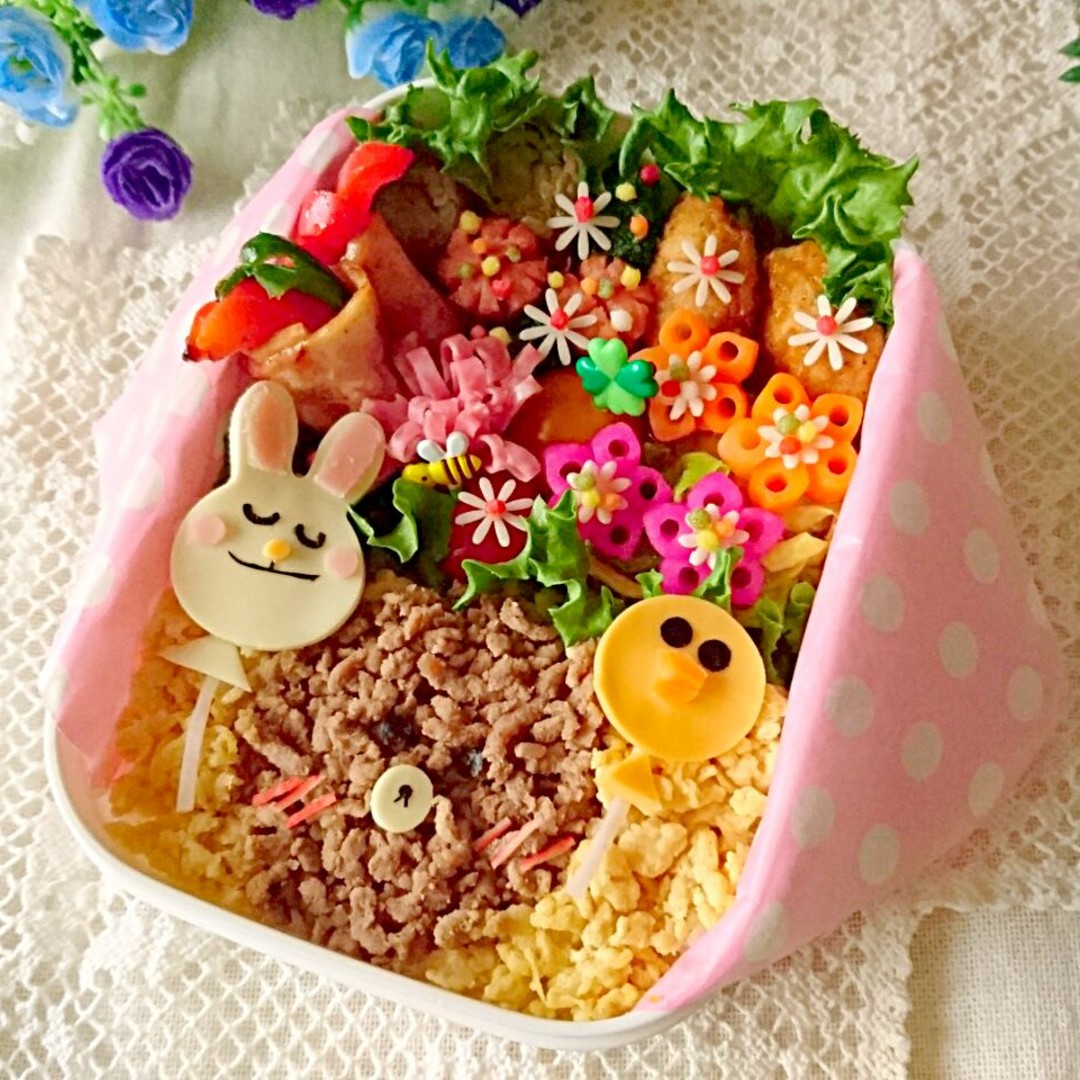 そぼろdeブラウン弁当