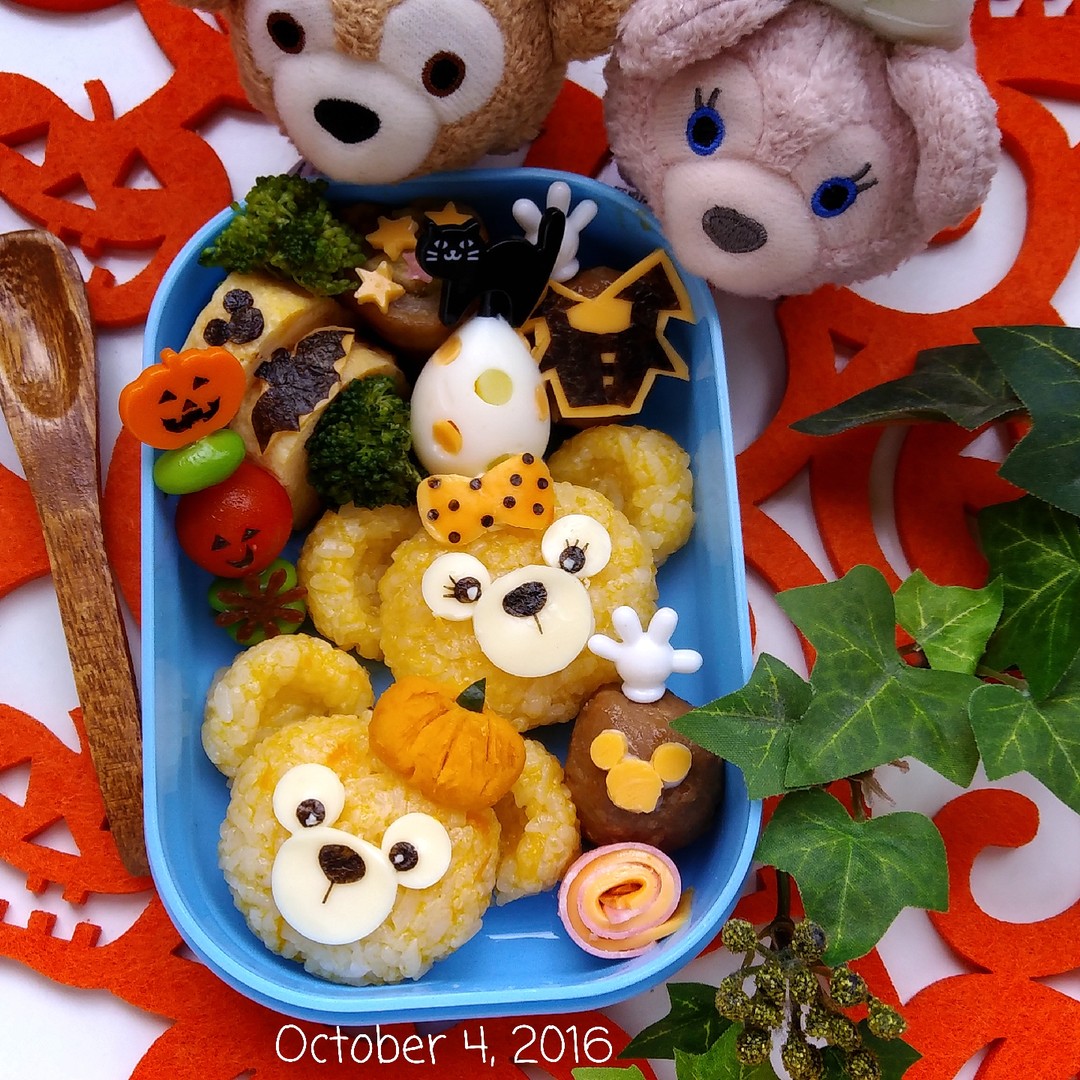 ハロウィンつむつむダフメイ弁当