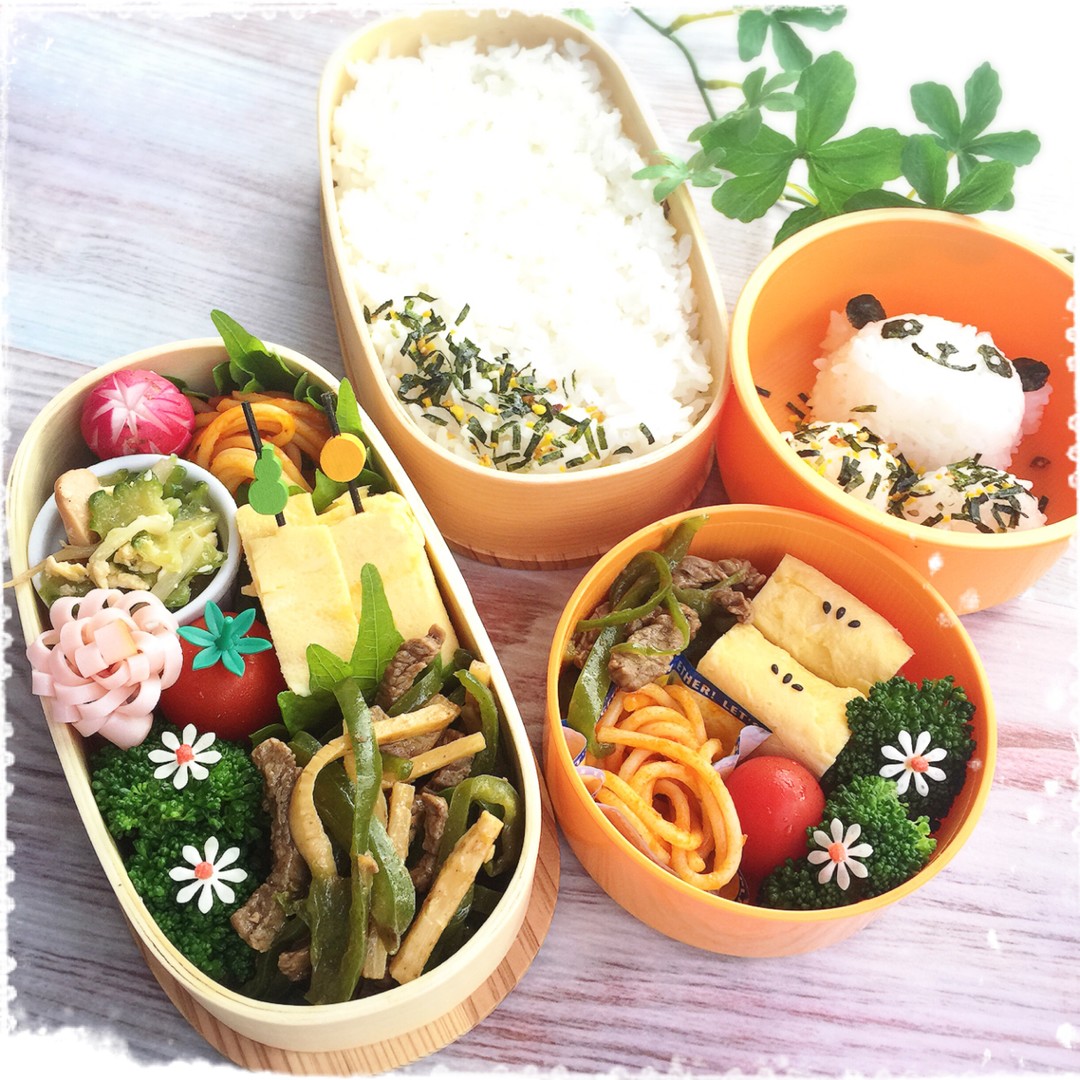 青椒肉絲弁当