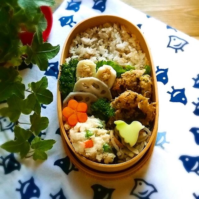 今日の私のお弁当♪