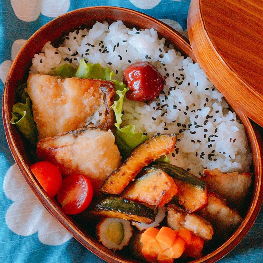 鯖の竜田揚げ弁当