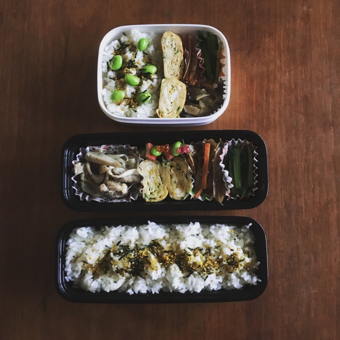 鶏肉とエリンギと玉ねぎのソテー弁当
