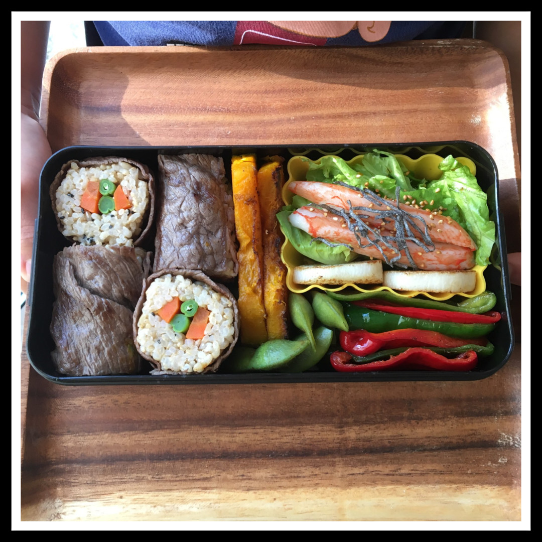 肉巻きごはんのお弁当