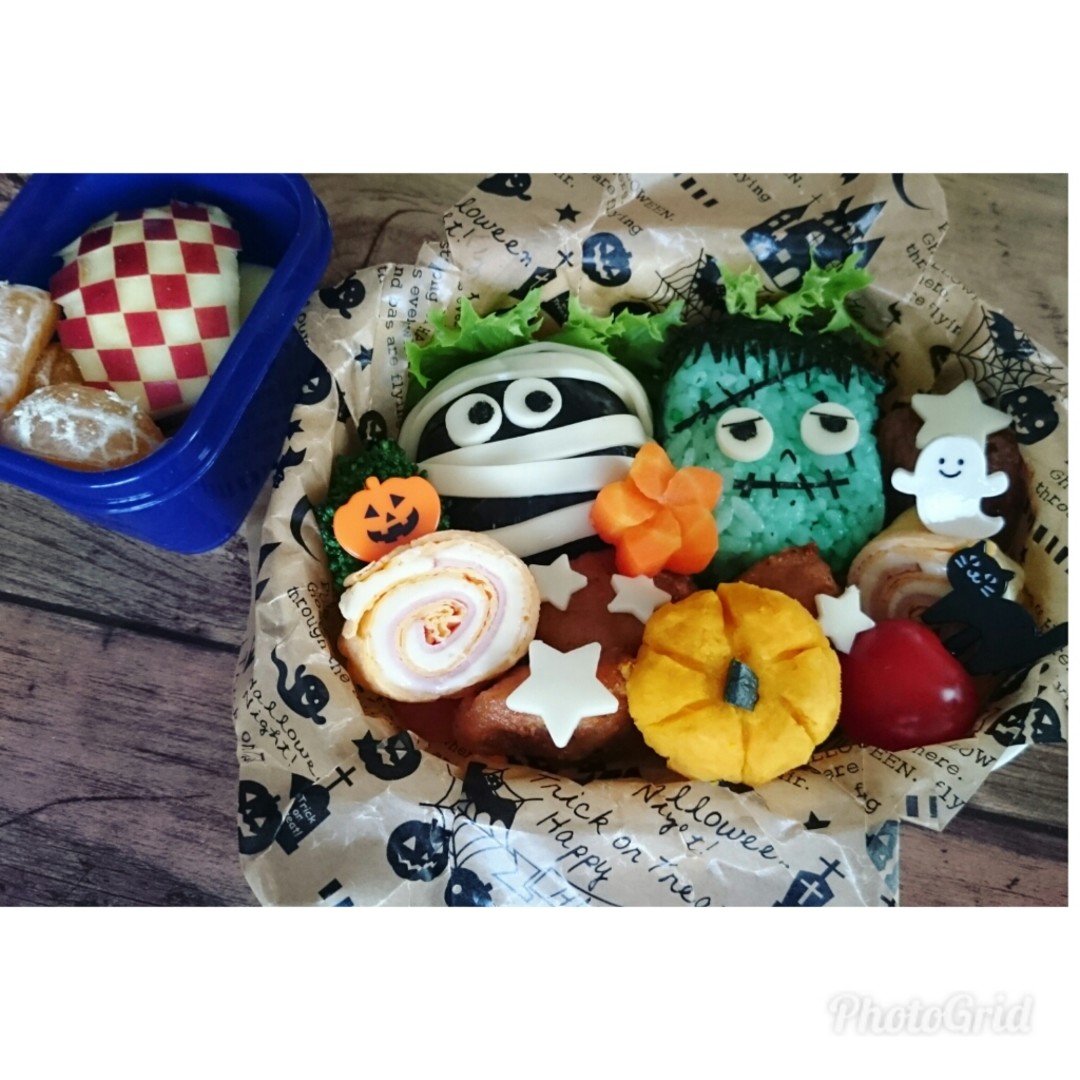 次男の幼稚園ハロウィン弁当